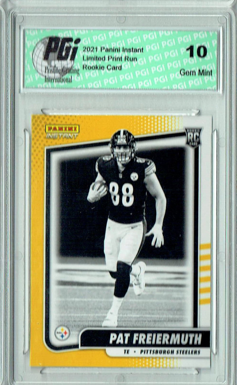 Pat Freiermuth 2021 Panini Instant #BW17 Black & White 1/2728 Rookie Card PGI 10