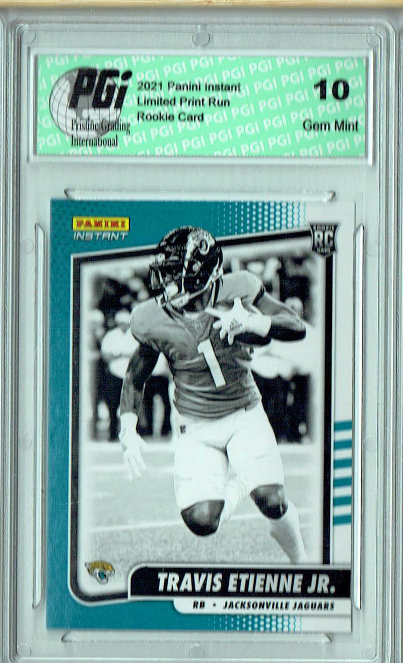Travis Etienne Jr. 2021 Panini Instant BW12 Black/White 1/2728 Rookie Card PGI10
