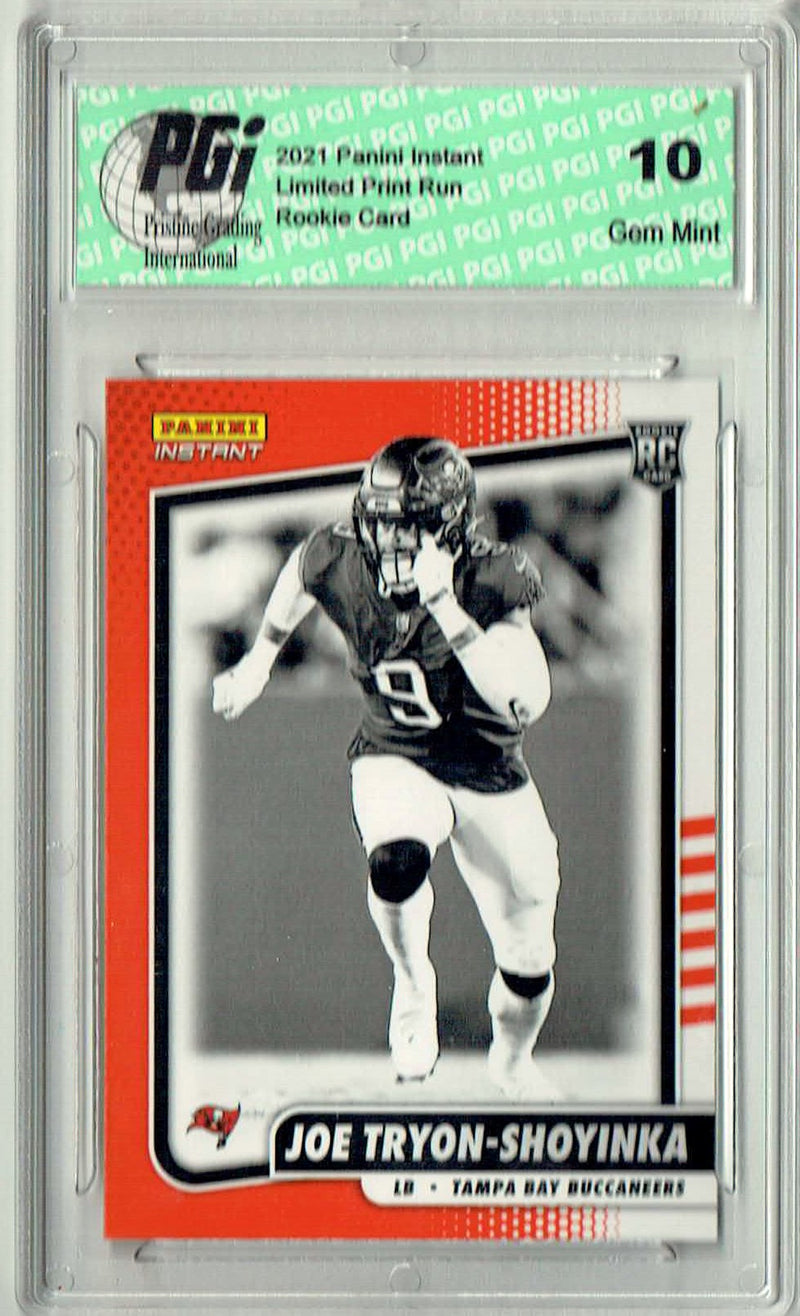 Joe Tryon-Shoyinka 2021 Panini #BW40 Black & White 1/2728 Rookie Card PGI 10