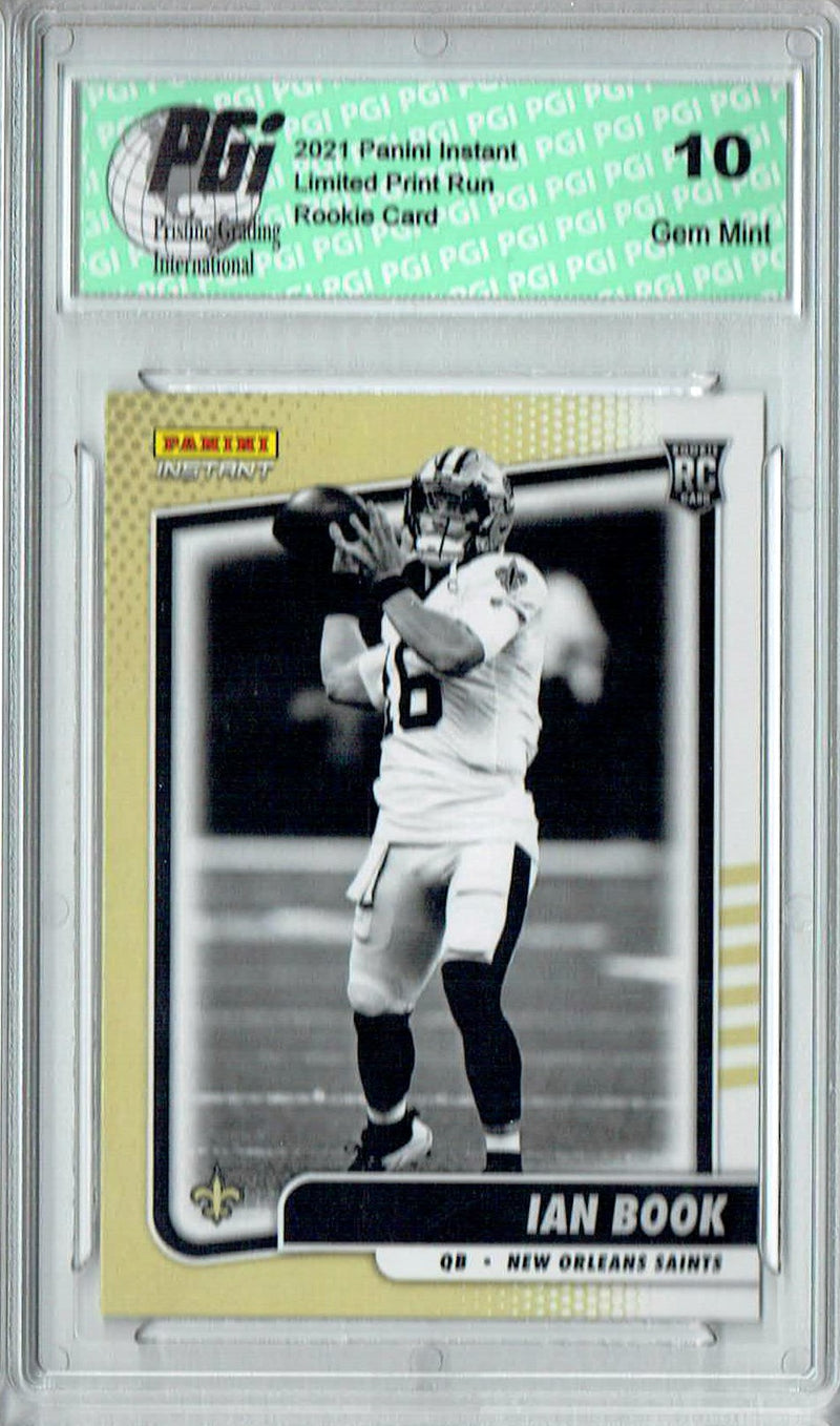 Ian Book 2021 Panini Instant #BW33 Black & White 1/2728 Rookie Card PGI 10