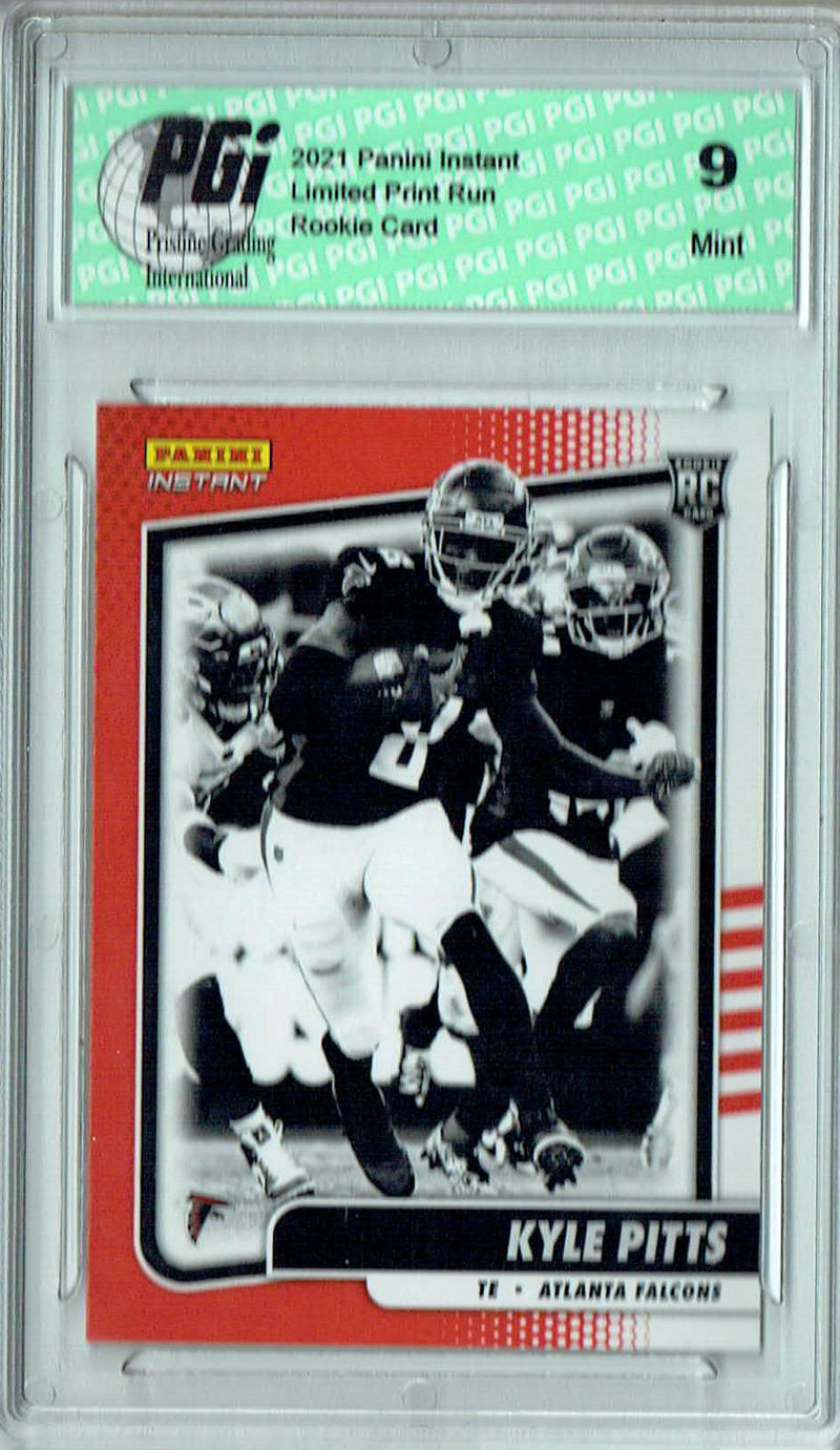 PGI 9 Kyle Pitts 2021 Panini Instant #BW4 Black & White 1/2728 Rookie Card