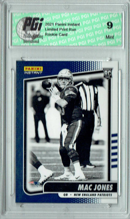 PGI 9 Mac Jones 2021 Panini Instant #BW9 Black & White 1/2728 Rookie Card