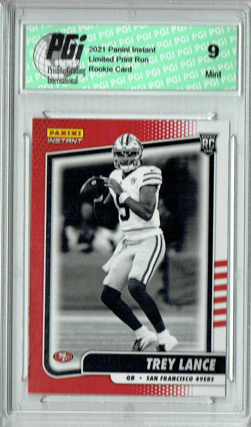 PGI 9 Trey Lance 2021 Panini Instant #BW3 Black & White 1/2728 Rookie Card
