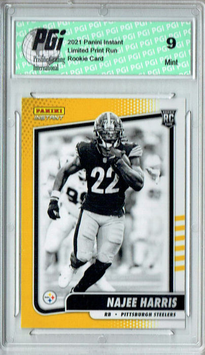 PGI 9 Najee Harris 2021 Panini Instant #BW11 Black & White 1/2728 Rookie Card