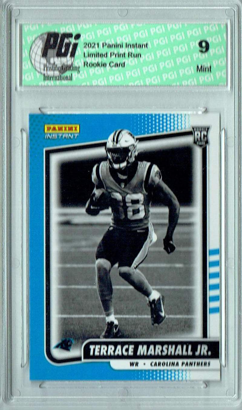 PGI 9 Terrace Marshall Jr. 2021 Panini #BW19 Black & White 1/2728 Rookie Card