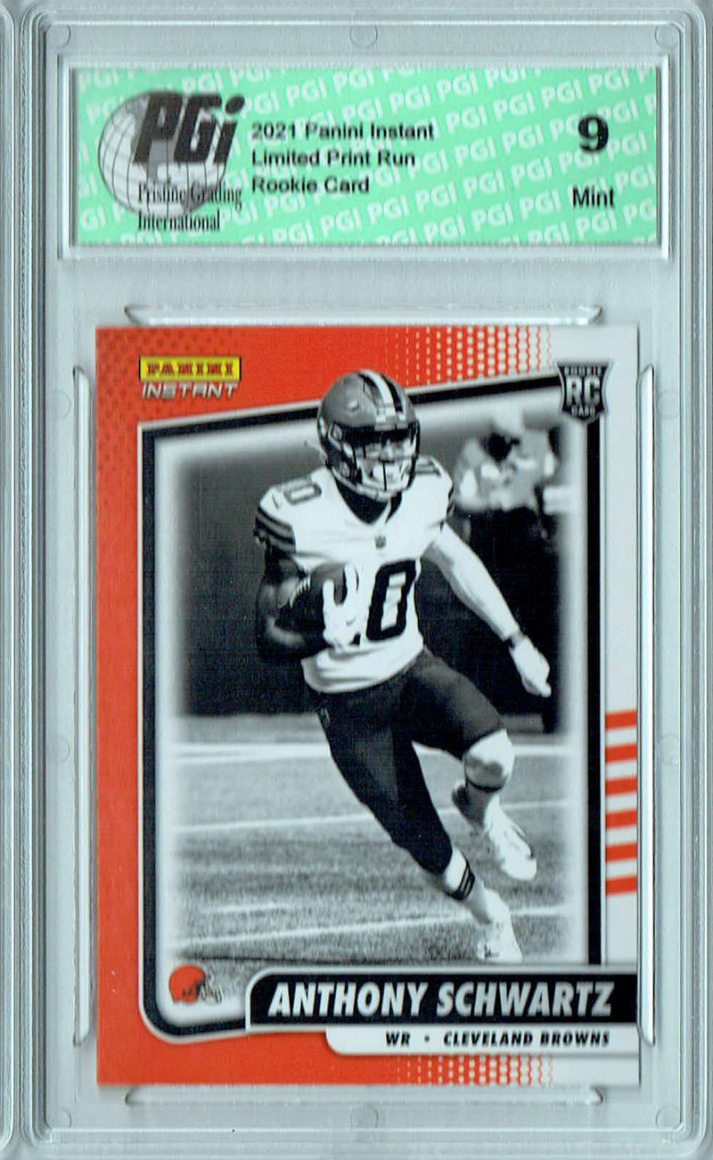 PGI 9 Anthony Schwartz 2021 Panini Instant #BW27 Black/White 1/2728 Rookie Card
