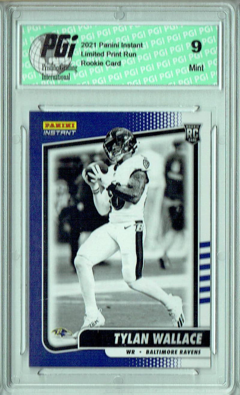 PGI 9 Tylan Wallace 2021 Panini Instant #BW32 Black & White 1/2728 Rookie Card