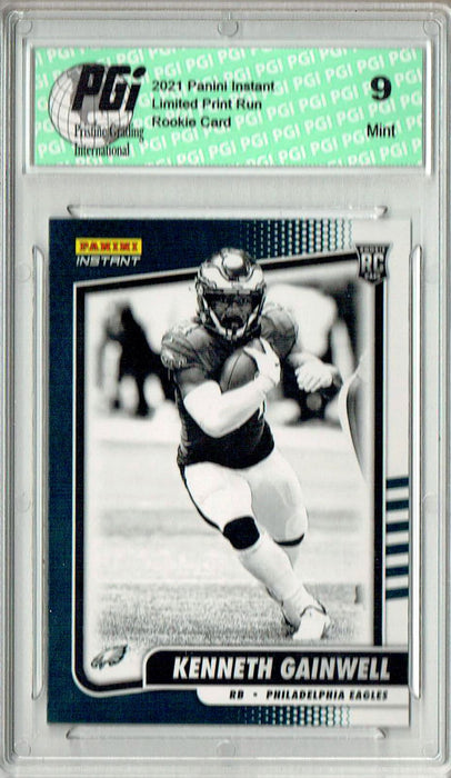 PGI 9 Kenneth Gainwell 2021 Panini Instant #BW34 Black/White 1/2728 Rookie Card