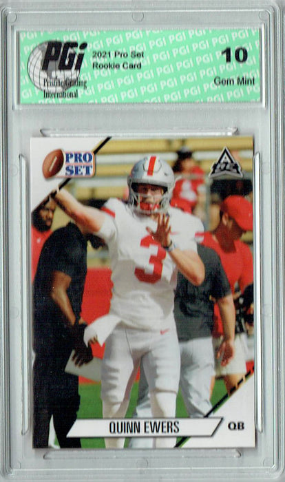 Quinn Ewers 2021 Pro Set #9 NIL Ohio State Buckeyes QB Rookie Card PGI 10