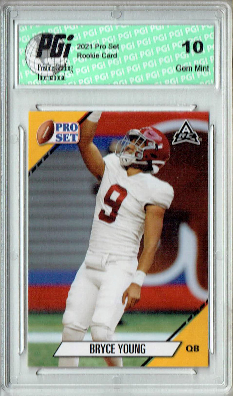 Bryce Young 2021 Pro Set #1 NIL Gold SP Rookie Card PGI 10