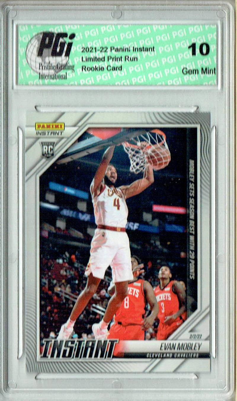 Evan Mobley 2021 Panini Instant #118 Just 279 Ever Made! Rookie Card PGI 10