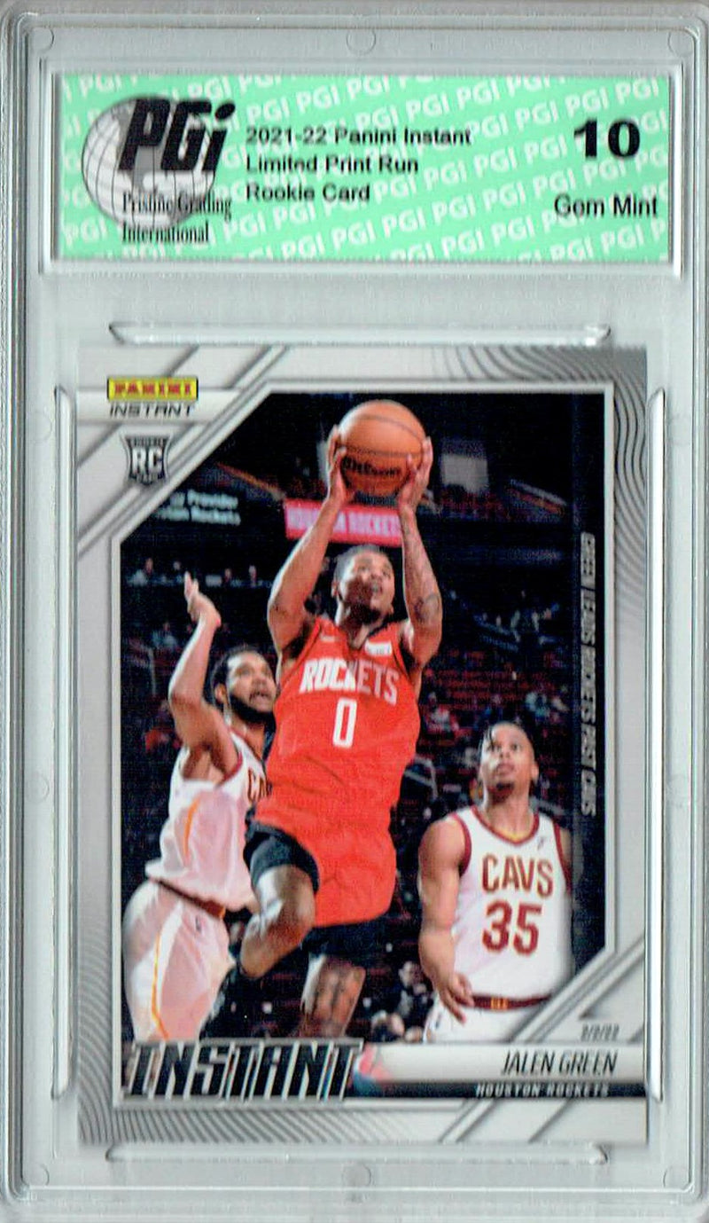 Jalen Green 2021 Panini Instant #119 Just 206 Ever Made! Rookie Card PGI 10