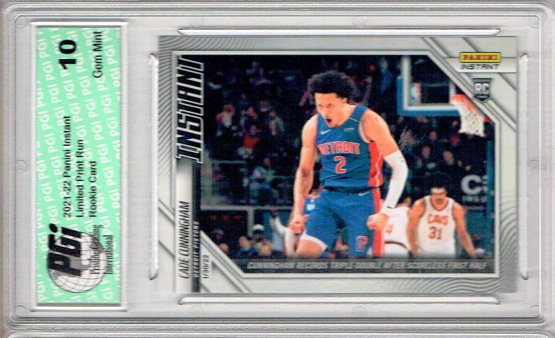 Cade Cunningham 2021 Panini Instant #110 Only 283 Ever Made! Rookie Card PGI 10