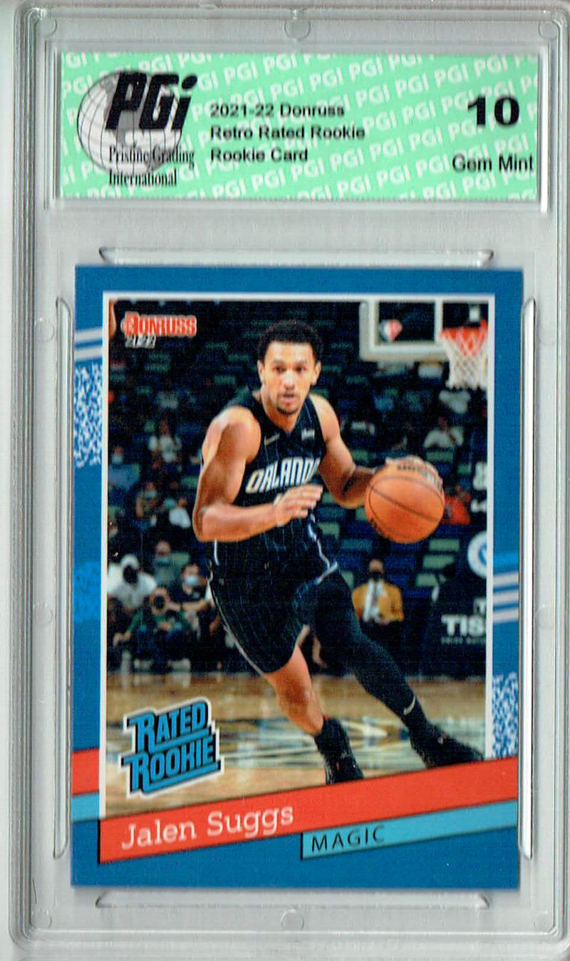 Jalen Suggs 2021 Donruss #RR-5 1/2502 Retro Rated Rookie Card PGI 10