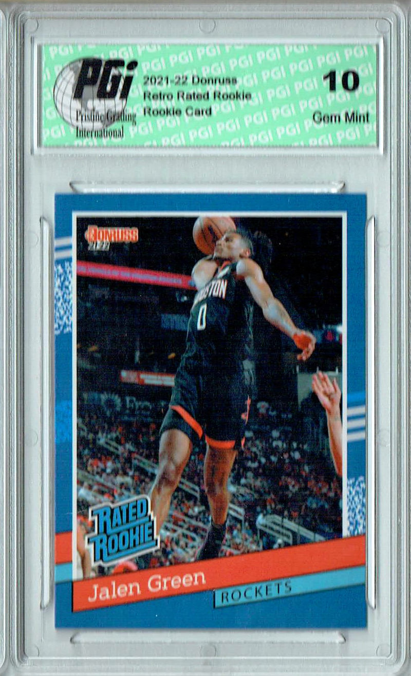 Jalen Green 2021 Donruss #RR-2 1/2502 Retro Rated Rookie Card PGI 10
