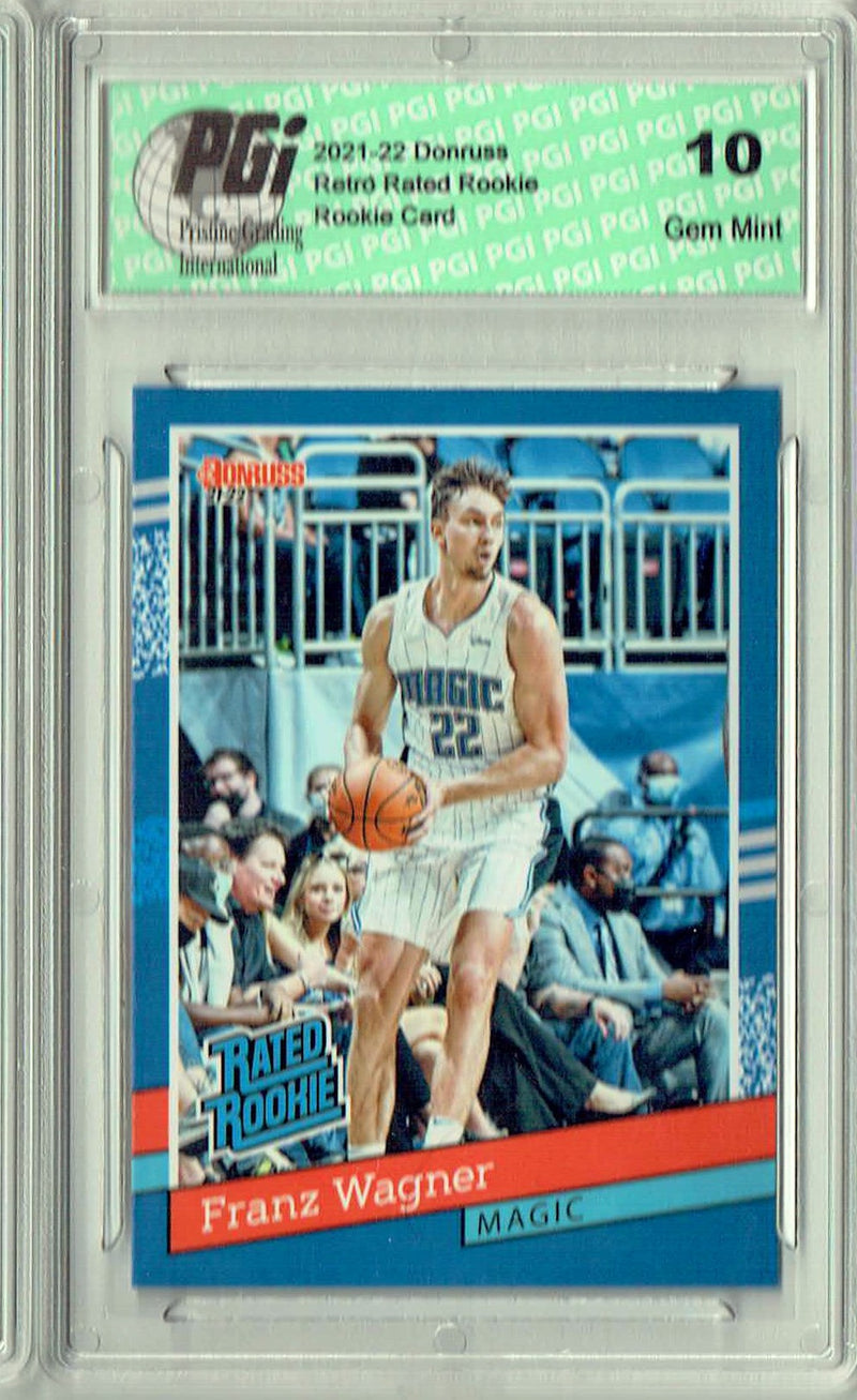 Franz Wagner 2021 Donruss #RR-8 1/2502 Retro Rated Rookie Card PGI 10