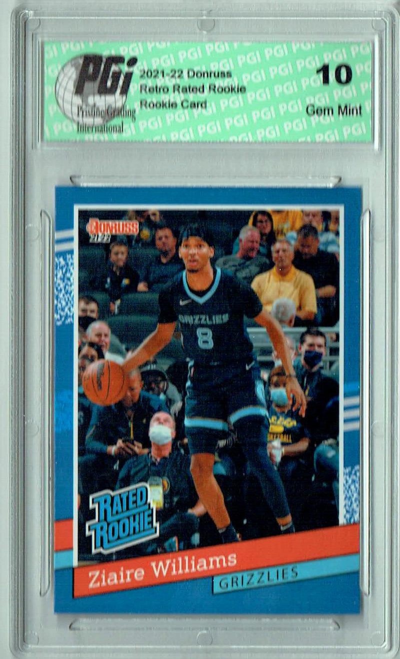 Ziaire Williams 2021 Donruss #RR-10 1/2502 Retro Rated Rookie Card PGI 10