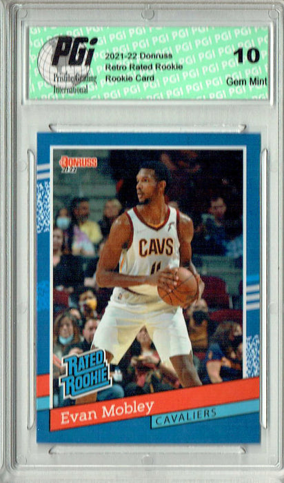 Evan Mobley 2021 Donruss #RR-3 1/2502 Retro Rated Rookie Card PGI 10