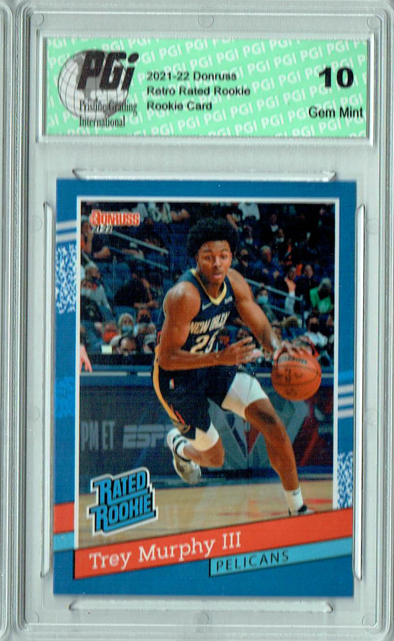 Trey Murphy III 2021 Donruss #RR-17 1/2502 Retro Rated Rookie Card PGI 10