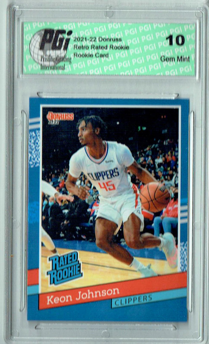 Keon Johnson 2021 Donruss #RR-20 1/2502 Retro Rated Rookie Card PGI 10