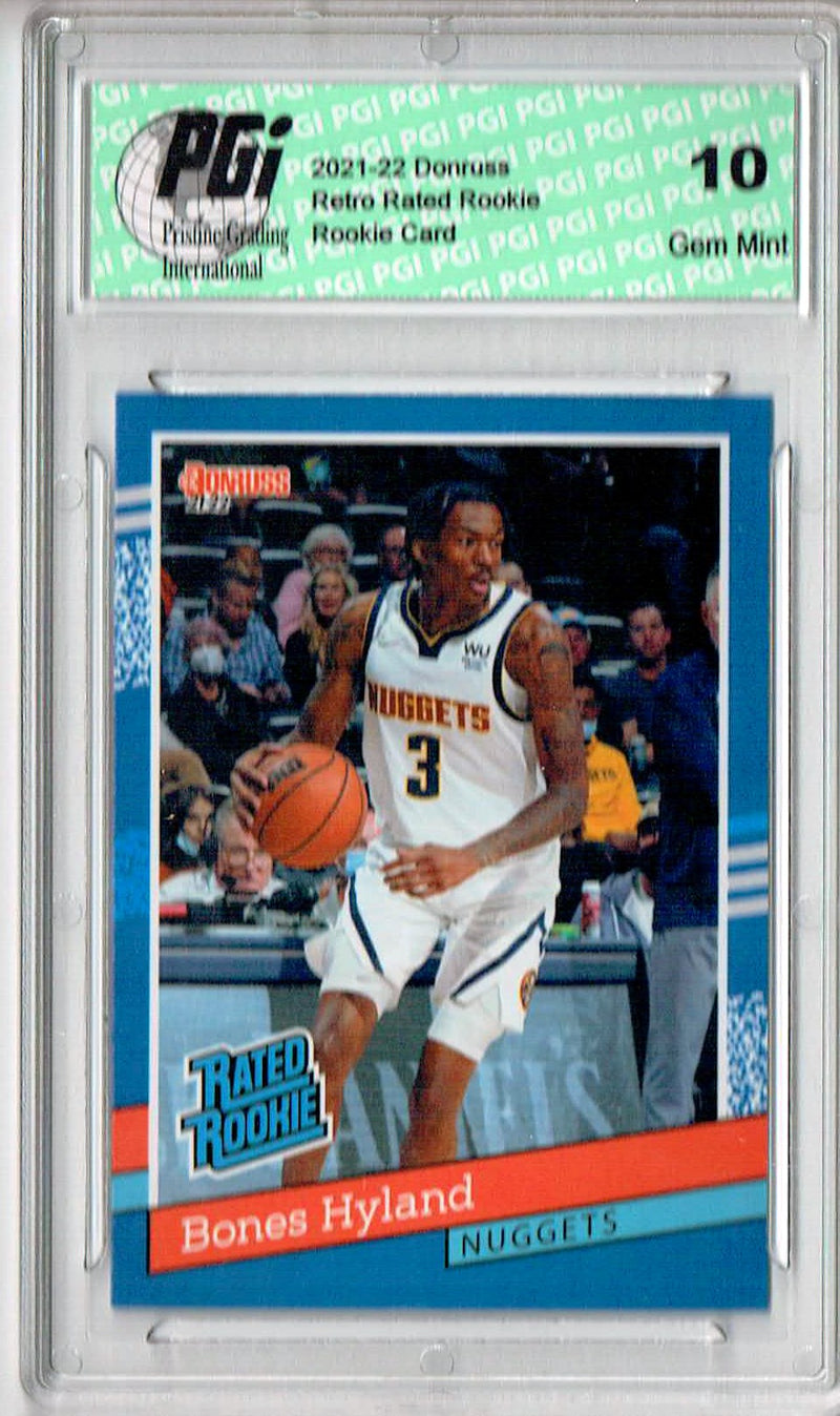 Bones Hyland 2021 Donruss #RR-25 1/2502 Retro Rated Rookie Card PGI 10