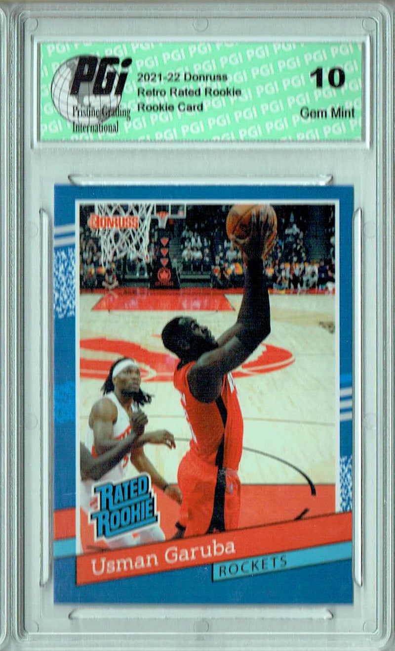 Usman Garuba 2021 Donruss #RR-22 1/2502 Retro Rated Rookie Card PGI 10