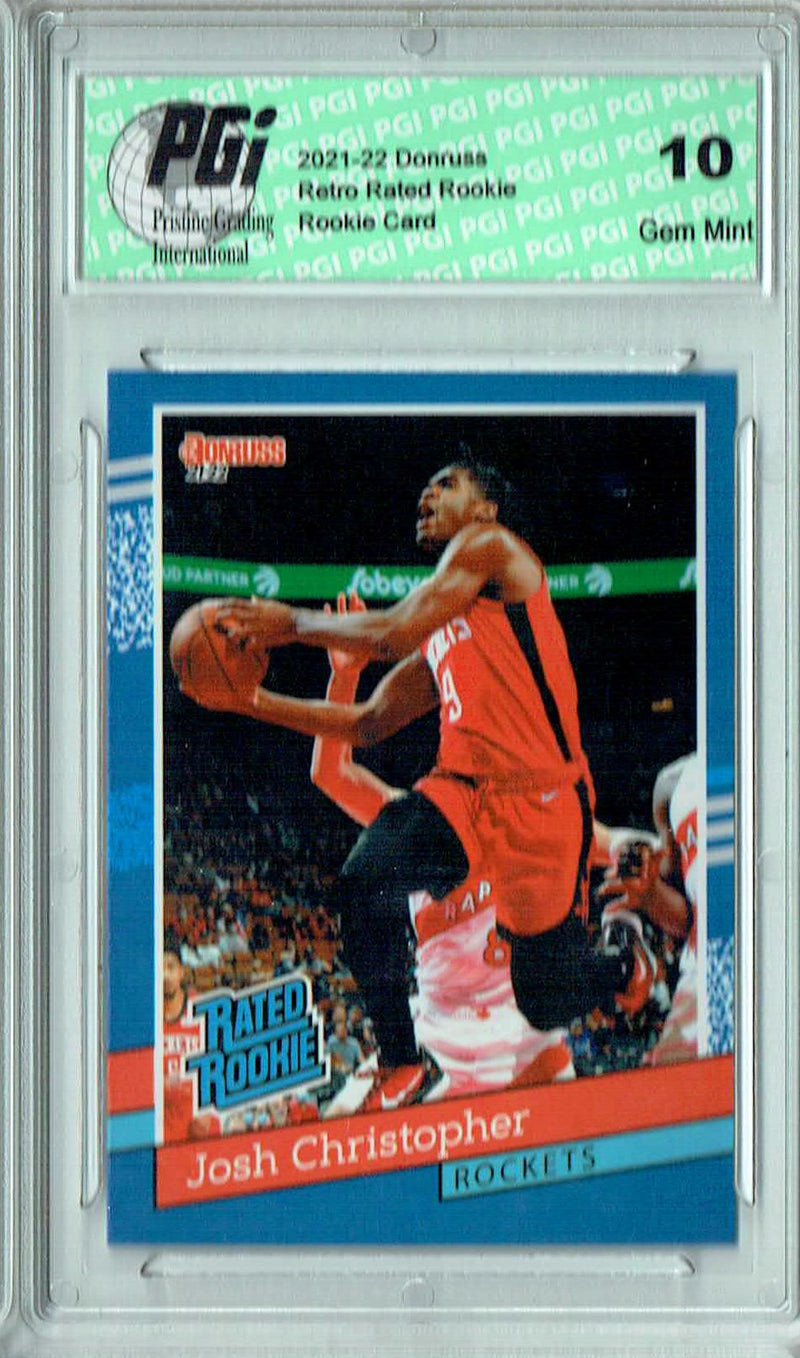 Josh Christopher 2021 Donruss #RR-23 1/2502 Retro Rated Rookie Card PGI 10