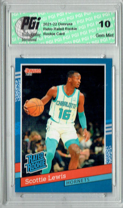 Scottie Lewis 2021 Donruss #RR-39 1/2502 Retro Rated Rookie Card PGI 10