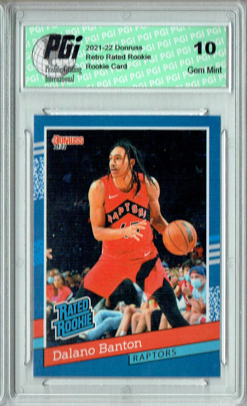 Dalan0 Banton 2021 Donruss #RR-42 1/2502 Retro Rated Rookie Card PGI 10
