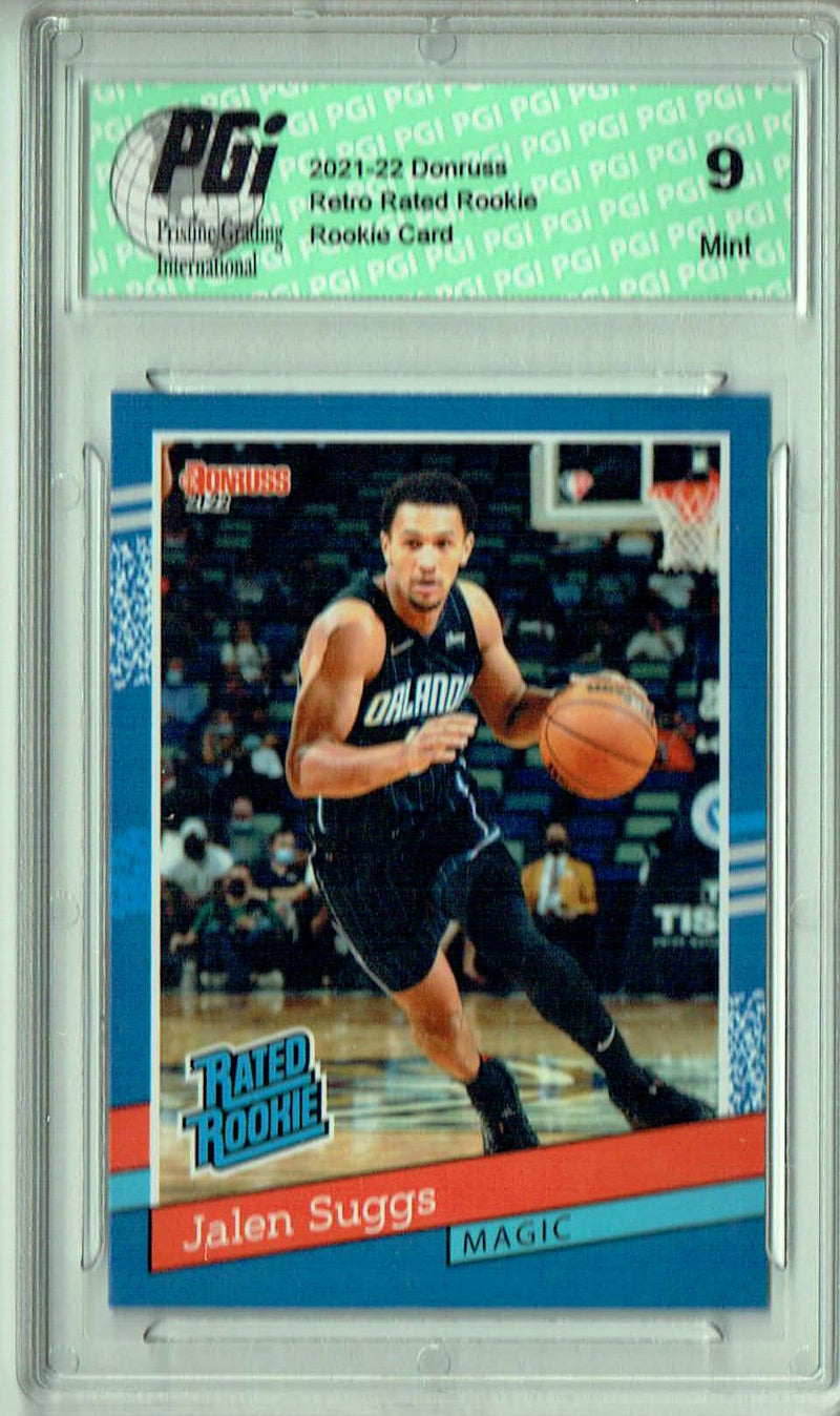 PGI 9 Jalen Suggs 2021 Donruss #RR-5 1/2502 Retro Rated Rookie Card