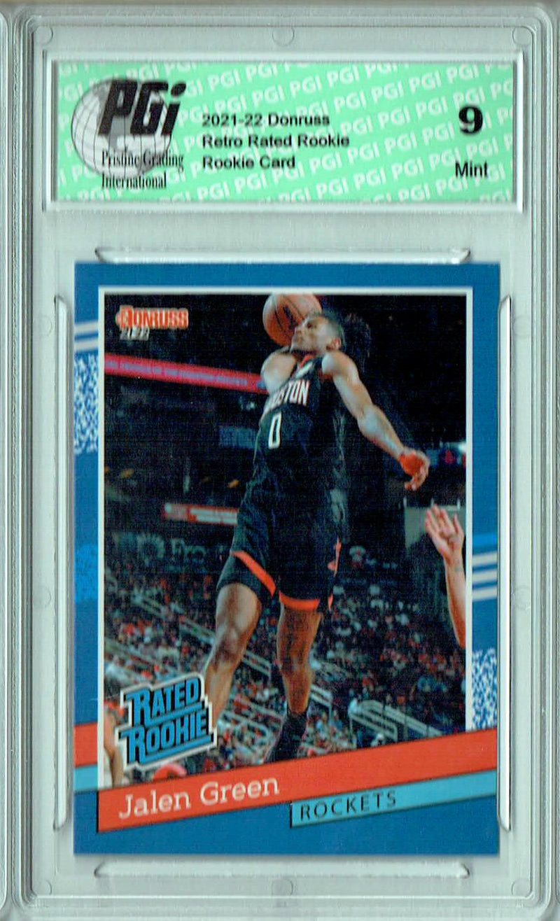 PGI 9 Jalen Green 2021 Donruss #RR-2 1/2502 Retro Rated Rookie Card