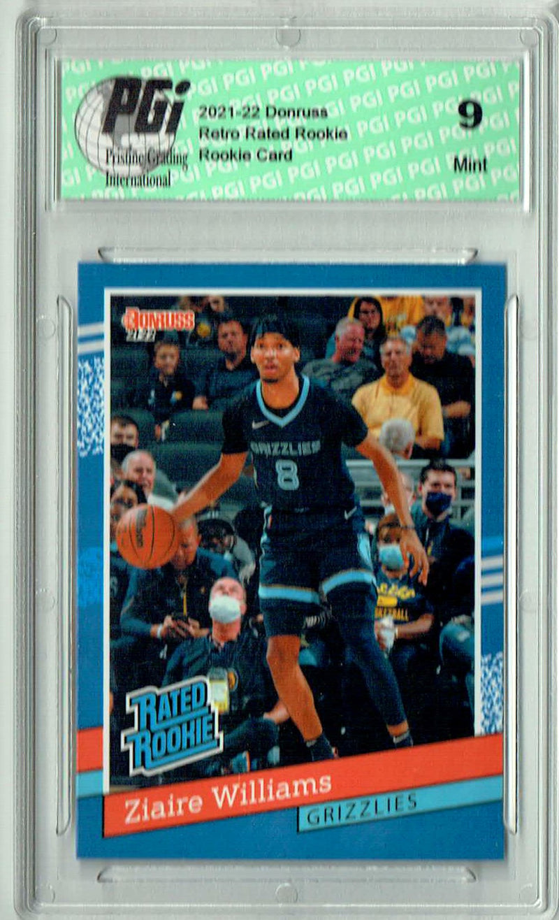 PGI 9 Ziaire Williams 2021 Donruss #RR-10 1/2502 Retro Rated Rookie Card