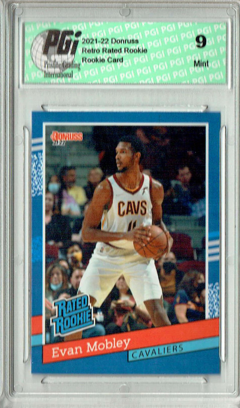 PGI 9 Evan Mobley 2021 Donruss #RR-3 1/2502 Retro Rated Rookie Card