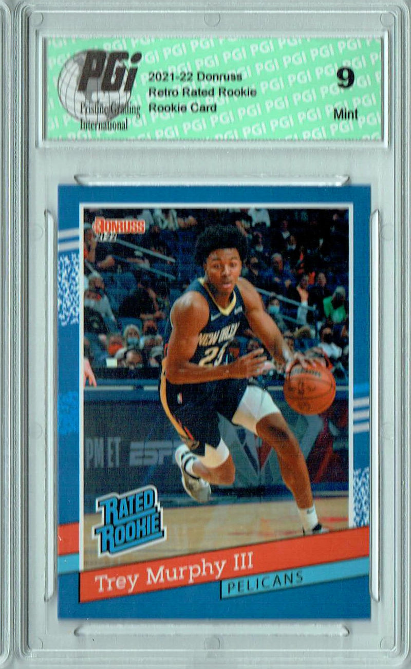 PGI 9 Trey Murphy III 2021 Donruss #RR-17 1/2502 Retro Rated Rookie Card