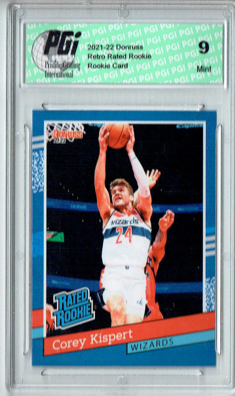 PGI 9 Corey Kispert 2021 Donruss #RR-15 1/2502 Retro Rated Rookie Card