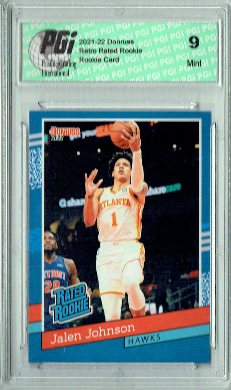 PGI 9 Jalen Johnson 2021 Donruss #RR-19 1/2502 Retro Rated Rookie Card