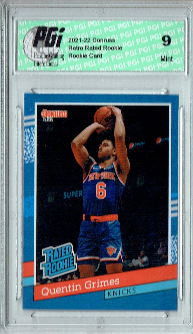 PGI 9 Quentin Grimes 2021 Donruss #RR-24 1/2502 Retro Rated Rookie Card
