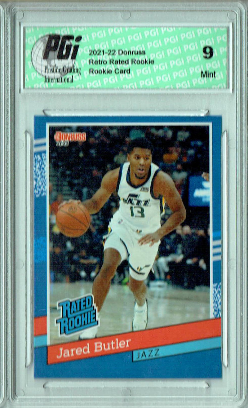 PGI 9 Jared Butler 2021 Donruss #RR-32 1/2502 Retro Rated Rookie Card