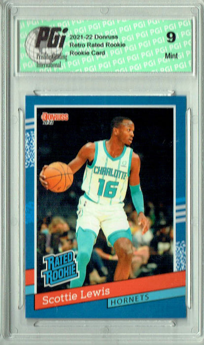 PGI 9 Scottie Lewis 2021 Donruss #RR-39 1/2502 Retro Rated Rookie Card