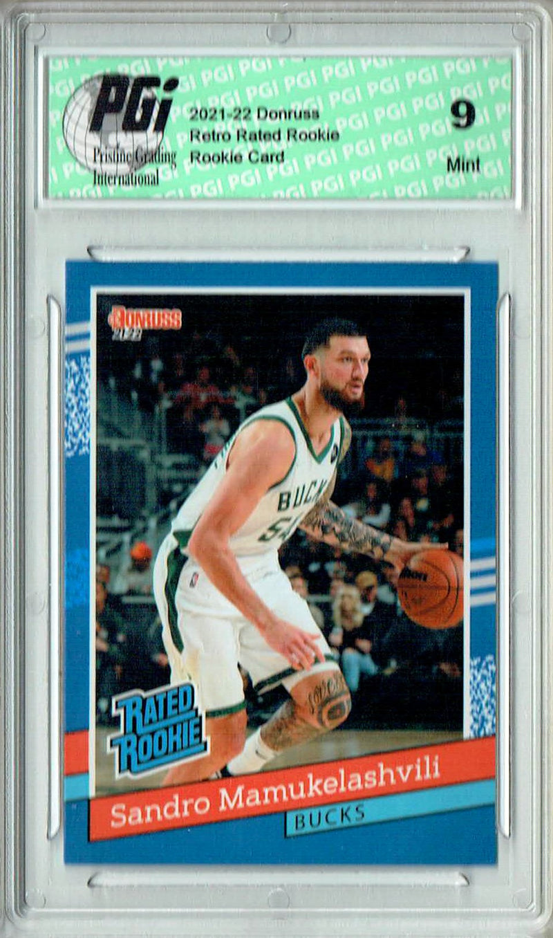 PGI 9 Sandro Mamukelashvili 2021 Donruss #RR-41 1/2502 Retro Rated Rookie Card