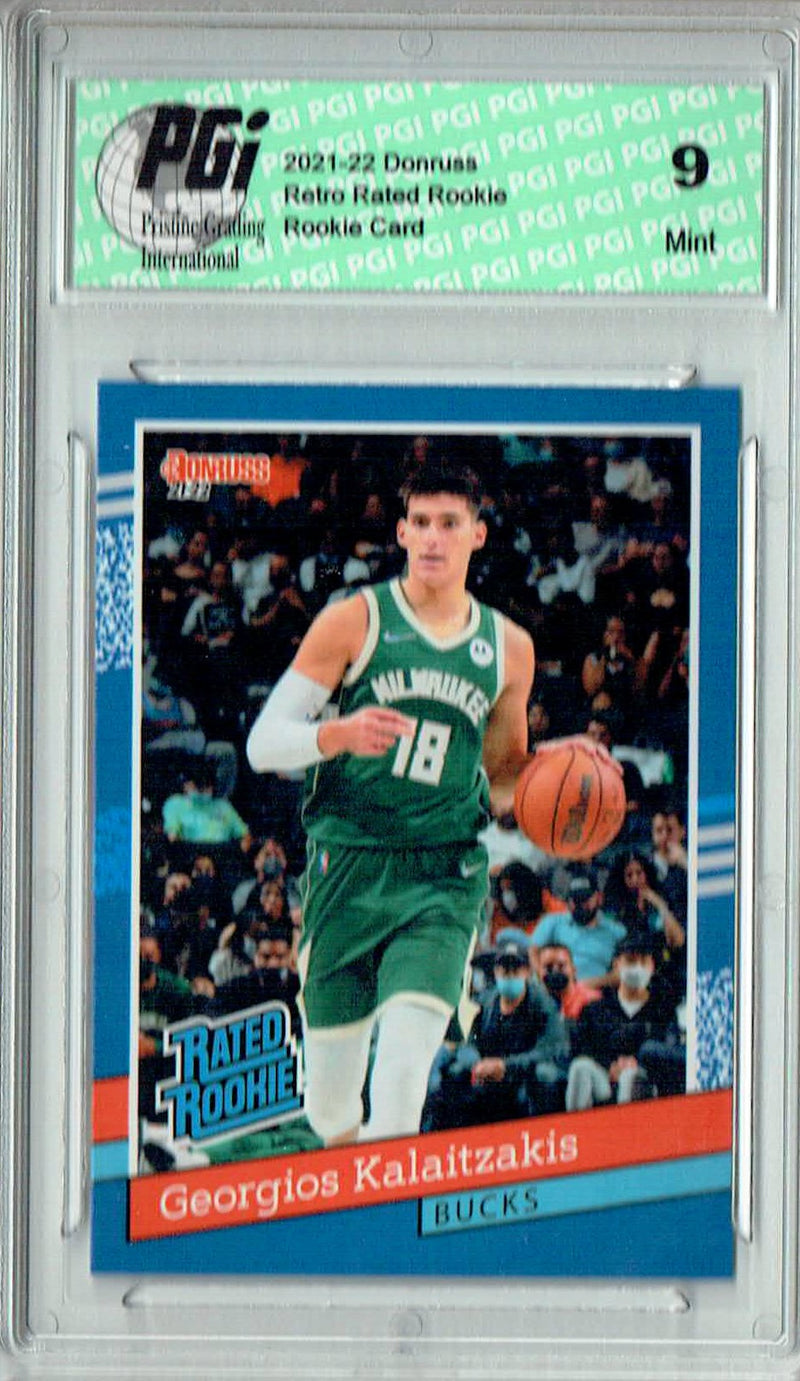 PGI 9 Georgios Kalaitzakis 2021 Donruss #RR-44 1/2502 Retro Rated Rookie Card