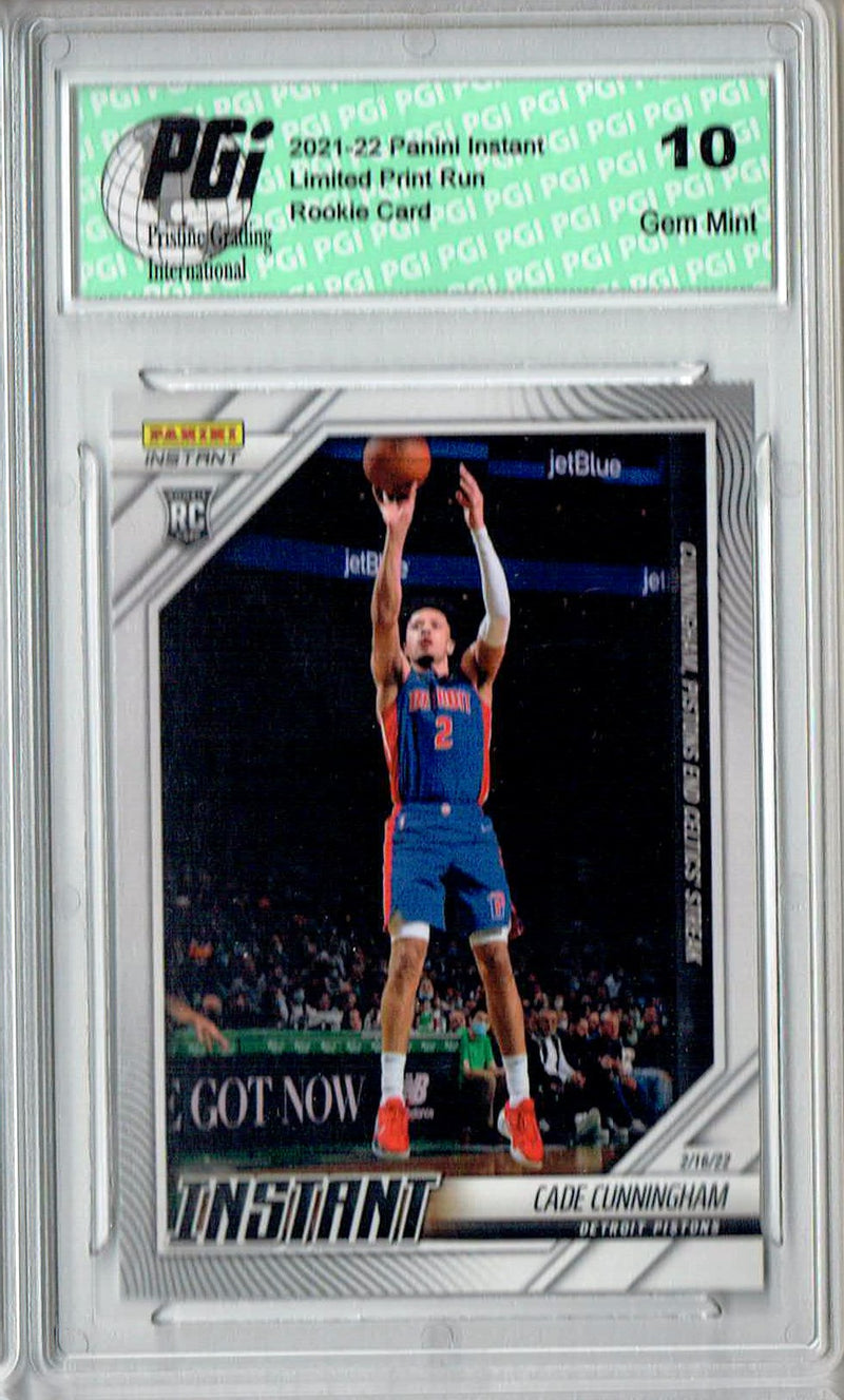 Cade Cunningham 2021 Panini Instant #131 Just 329 Made! Rookie Card PGI 10