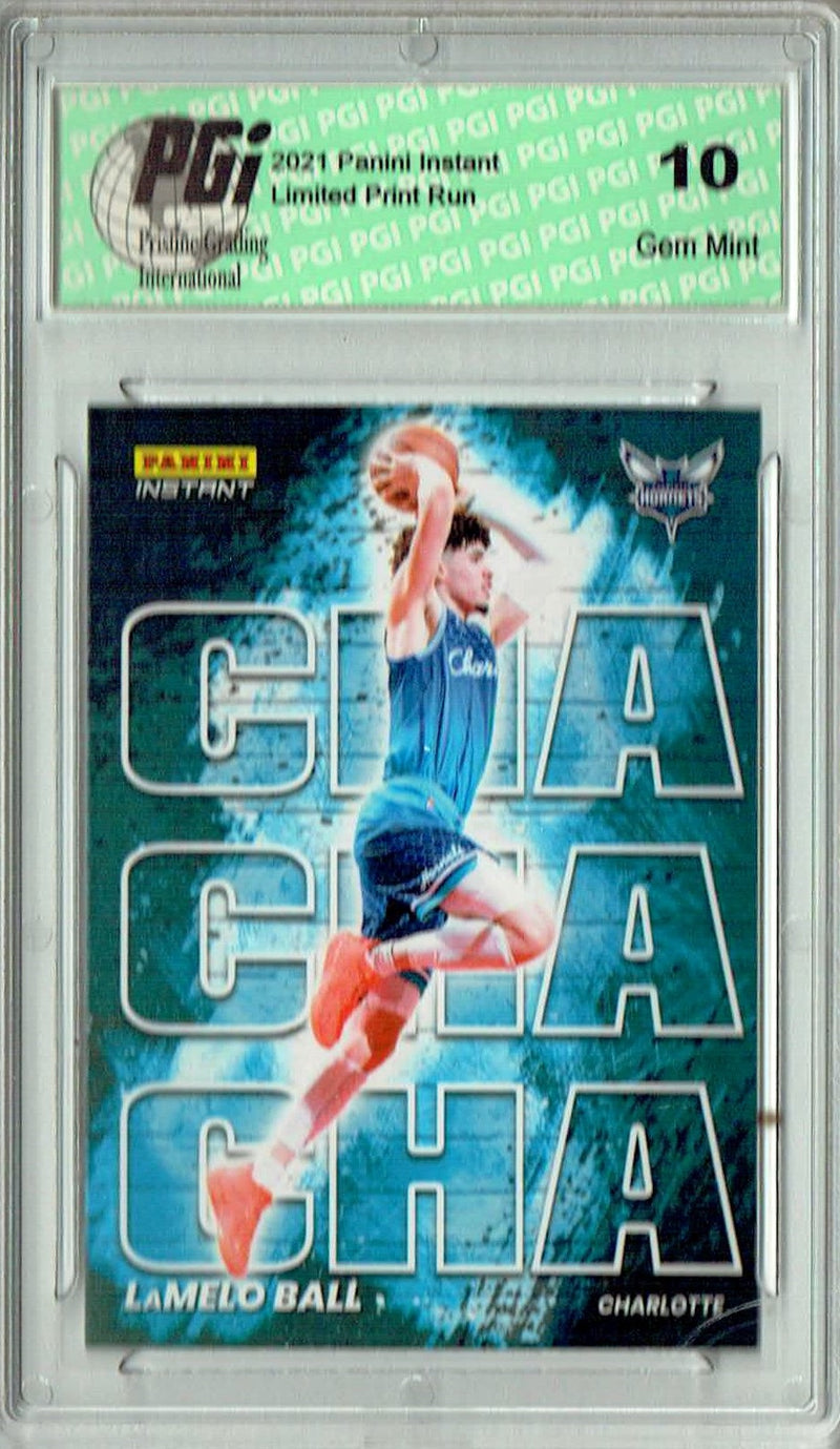 Lamelo Ball 2021 Panini Instant #MC4 My City 1/1496 Trading Card PGI 10