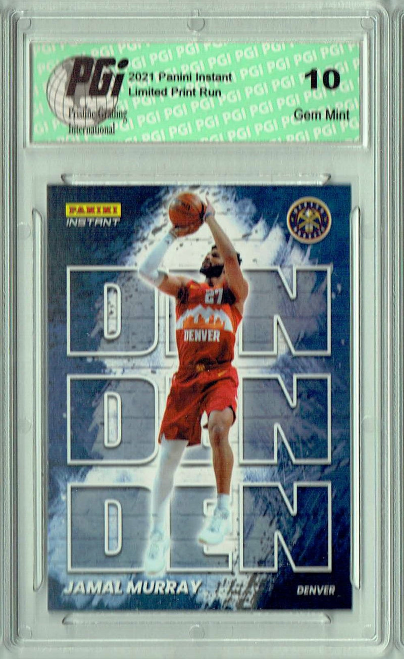 Jamal Murray 2021 Panini Instant #MC8 My City 1/1496 Trading Card PGI 10