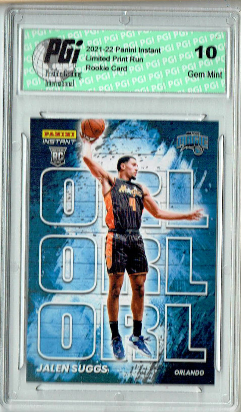 Jalen Suggs 2021 Panini Instant #MC22 My City 1/1496 Rookie Card PGI 10