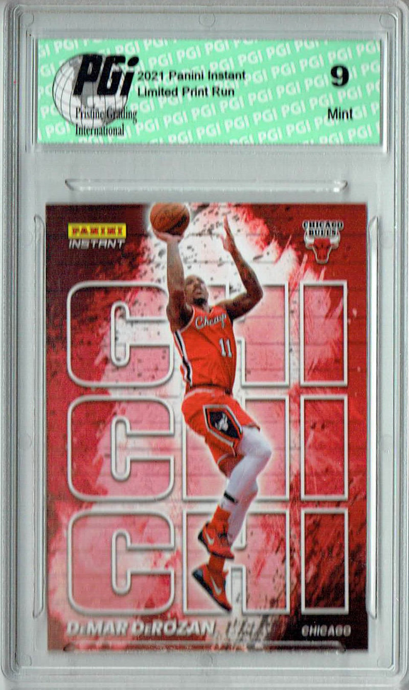 PGI 9 DeMar DeRozan 2021 Panini Instant #MC5 My City 1/1496 Trading Card