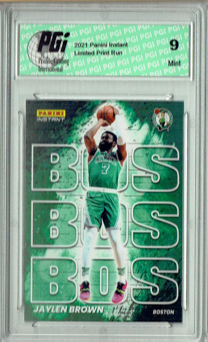 PGI 9 Jaylen Brown 2021 Panini Instant #MC2 My City 1/1496 Trading Card