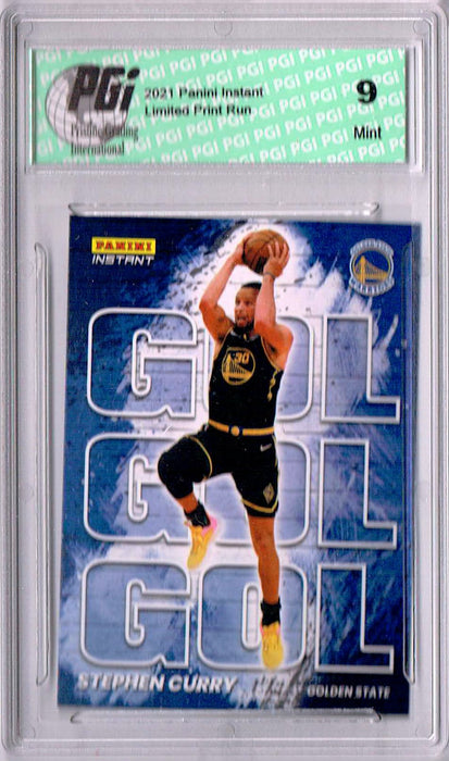 PGI 9 Stephen Curry 2021 Panini Instant #MC10 My City 1/1496 Trading Card