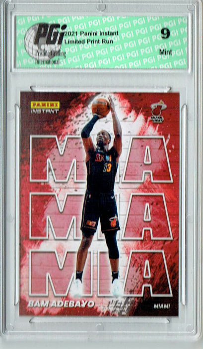 PGI 9 Bam Adebayo 2021 Panini Instant #MC16 My City 1/1496 Trading Card