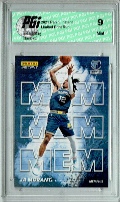 PGI 9 Ja Morant 2021 Panini Instant #MC15 My City 1/1496 Trading Card